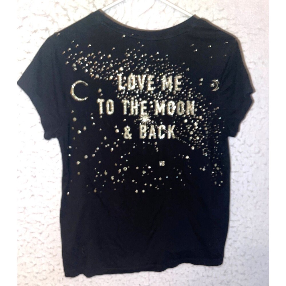Victoria Secret Rare Vintage tee shirt M love me to the moon & back fashion show
